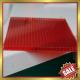 Red Hollow polycarbonate Sheet