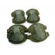 Factory military green knee and elbow pads