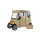 Plastic Drivable Custom Golf Cart Enclosures With Doors For 4 Passengers