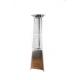 34200 BTU Triangle Patio Heater With Flame In Glass Tube Energy Saving