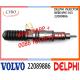 DELPHI injector 22089886 BEBE4P01103 Fuel engine Diesel Injector 22089886 BEBE4P01103 E3.27 for VO-LVO MD13