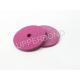 Circular Pink Color Stone Grinding Wheel For Tobacco Maker