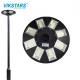 IP65 SMD 5730 Solar Powered Garden Lights With Remote Control Pole\