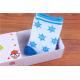 2015 Fashion colorful jacquard christmas gift design AZO-free cotton terry socks for baby