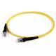 yellow cable MTRJ Singlemode OFNR Corning Fiber Optic Patch Cord Insertion Loss 