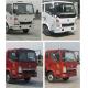 Kitchen Garbage Compactor Truck Diesel Engine Red And White Color