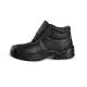 Industrial Anti Puncture Steel Toe Safety Boots Embossed Leather Safety Shoes Anti Slip Oil Resistant