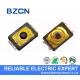 Ultra Micro Yellow Thin Momentary Tactile Switch For PCB 12v Tact Switch