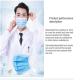 3 Ply Non Woven Face Mask , Flu Virus Prevention Face Mask Disposable