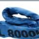 Polyester Round Lifting Sling 1T - 50T Capacity For Transporting Heavy Objects