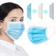 Blue White Disposable Face Masks  Dust Proof  Disposable Respirator Mask