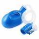 Portable male urinal with lid, Men's urinal,urine bottle,disposable medical urinal 2000ml,Blue, with tube