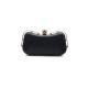 Delicate Imitation Pearl Lock Box Clutch Frame With Beautiful Line