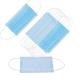Three Fold Design Disposable Face Mask Size 17.5 * 9.5cm Comfortable And