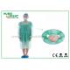 CE MDR PP PE Disposable Medical Gowns With Knitted Wrist