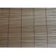 Natural Carbonized Bamboo Roll Up Curtains Corrosion Resistant House Use