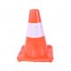 PE Orange Weather Resistant High Visibility Traffic Safety Cone For Outdoor