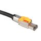 ODM Straight Angle Cat8 Patch Cable With Toolless Modular Plug Connector