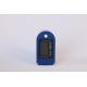 30 Bpm - 250 Bpm FDA Blue Oxygen Finger Pulse Oximeter With Lanyard