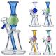 7 Bongs Water Pipes Unique Hookahs Straight Ball Shape Hole Tobacco Bowl