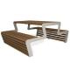 sun protection 1820L*1530W*800H mm Picnic Table Bench Set