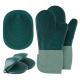 Silicone Oven Mitts Pair BBQ Gloves Heat Resistant Silicone Grilling Gloves
