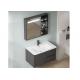IP44 Waterproof Bathroom Vanity Units , Hotel Wall Mounted Sink Vanity