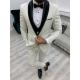 Ventura White Shawl Collar Tuxedo Slim Fit 3pc 65% Polyester