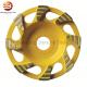 Power Tool Triangle Segment 4 Inch Concrete Grinding Wheel