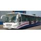 Durable Low Carbon Alloy Steel Body Nice Airport Shuttle Bus With Thermal King