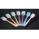 large size 11 inches nylon coated transparent silicone baking spatulas