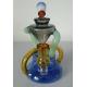 10 Glass Water Pipes Beaker Downstem Dab Oil Rig With 14mm Bowl Slide
