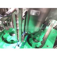 Fully Automatic Glass Bottle Filling Machine , Carbonated Drink Production Line