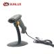 175x73x102mm 1D Wired Barcode Scanner With Stand USB Interface Continuous Scan