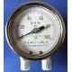 Double-strength Glass Window Stainless Steel Differential Pressure Gauge for Industrial