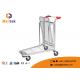 Convenience Logistics Trolley Chrome Plated Material Movement Trolley