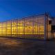 Cold Frame High Tunnel Venlo Glass Greenhouse With Hydroponic Growing System