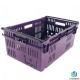 48L Plastic Fruit Vegetable Crates , Large Plastic Crates For Storage
