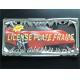 Crocodile Mouth Style Metal License Plate Frames Crack And Corrosion Resistant