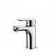 Cold Hot Water Bathroom Basin Tap With Spout Height 99 Mm 3/8 Inch Hoses