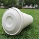 80mm 90mm Biodegradable Bagasse Coffee Cups 8oz 12oz 16oz With Lids