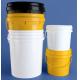 Stackable Five Gallon Plastic Bucket With Lids IML Printing