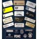 Osign Engraved Plastic Signs , Customized Color Laser Engraving Blanks