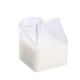 250ml Creative Personality Juice Cocktail Glass Square Hot Milk Box Shape Milk Cup