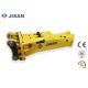 Box Type Hydraulic Jack Hammer Backhoe Loader Mounted Reliable Quality