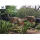 Silicon Outdoor Dinosaur For Jurassic Theme Park / Large Animal Lawn Ornaments