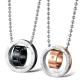 New Fashion Tagor Jewelry 316L Stainless Steel couple Pendant Necklace TYGN254
