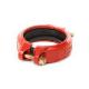 140mm Oem Grooved Clamp Coupling In Red Color For Rigid Connection