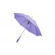 Purple Aluminum Shaft 23 Inch Umbrella Auto Open Simple Light J Shape Handle