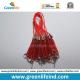 Mobile Phone Pedent Strap Plastic Spring Coil Fastener in Red Color Small Coil